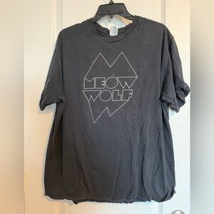Meow wolf brand tee